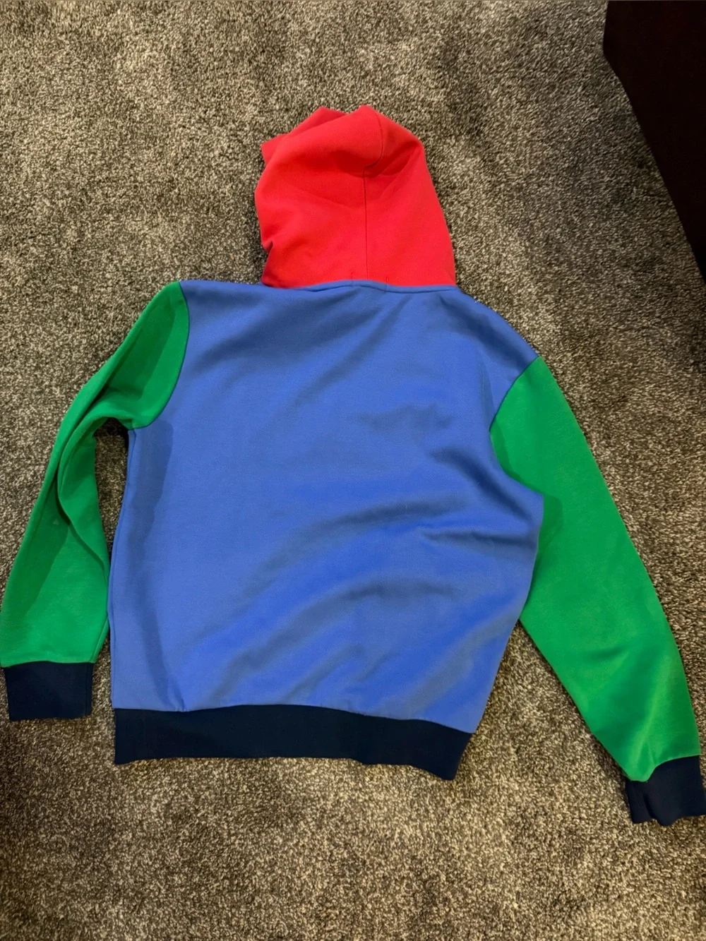 Ralph Lauren Colorblock Men’s Hoodie in Blue, Green, Red & Yellow